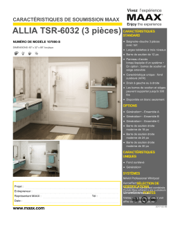 ALLIA TSR-6032 (3 pièces)