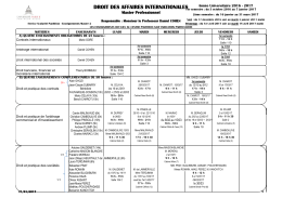 droit des affaires internationales