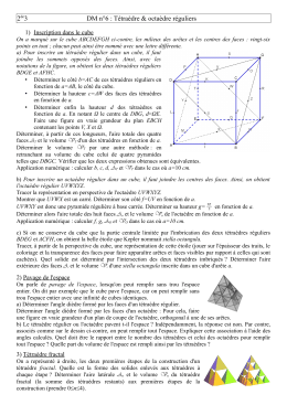 Le sujet du DM6