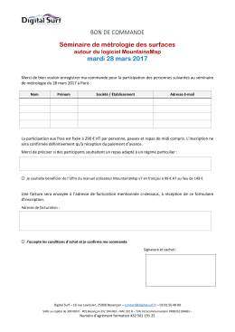 Télécharger le formulaire d`inscription