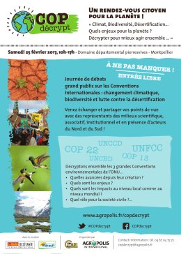 cop 22 unfcc - Agropolis International