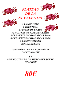 Plateau de fruits de mer 2 personnes