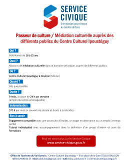 d`information - Communaut&eacute; de Communes du Pays de Stenay