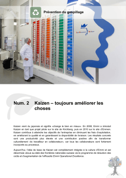 Num. 2 Kaizen &ndash; toujours am&eacute;liorer les choses