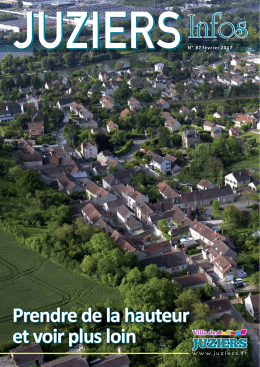 Prendre de la hauteur et voir plus loin