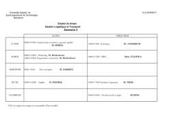Semestre 2 - l`Ecole Supérieure de Technologie Berrechid