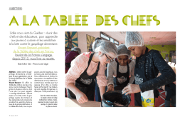 a La Tablee des chefs