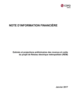 note d`information financière