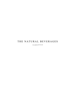 The Natural Beverages