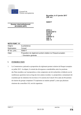 5445/17 eux/ms 1 DG D 2B I. INTRODUCTION 1. La Commission a
