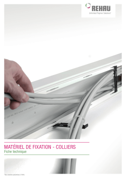 matériel de fixation - colliers