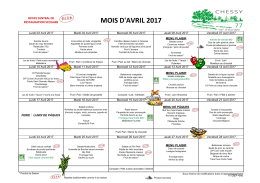 menu avril 2017