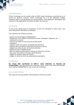 Assistant de direction H/F
