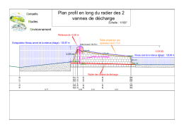 Annexe 18 - Profil des vannes de d&eacute;charge - format : PDF