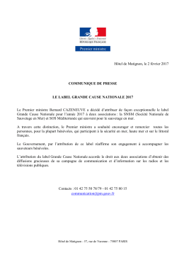 H&ocirc;tel de Matignon, le 2 f&eacute;vrier 2017