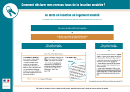 Comment déclarer mes revenus issus de la location meublée