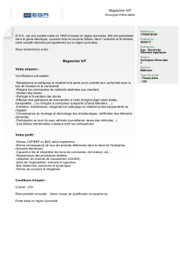 Imprimer l`annonce - PMEBTP, CV et Offres d`emploi d&eacute;di&eacute; aux