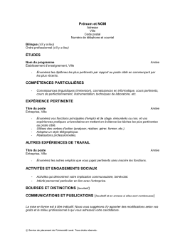 Curriculum vitae - SPLA