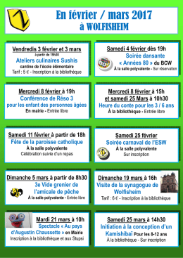 f&eacute;vrier mars 2017