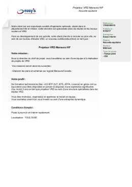 Imprimer l`annonce - PMEBTP, CV et Offres d`emploi dédié aux