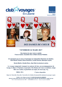 DES DAMES DE COEUR