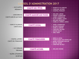 conseil d`administration 2015