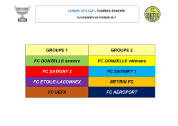 Tournoi Seniors