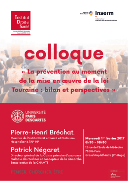 Pour consulter le programme