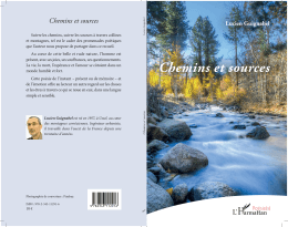 Chemins et sources