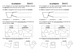 Les polygones G&eacute;om 6 Les polygones G&eacute;om 6