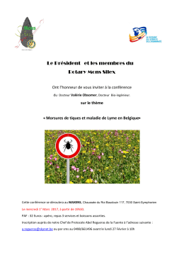 Le Pr&eacute;sident et les membres du Rotary Mons Silex