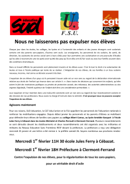 Nous ne laisserons pas expulser nos élèves - SNUipp