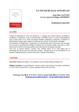 et toujours elle m`&eacute;crivait