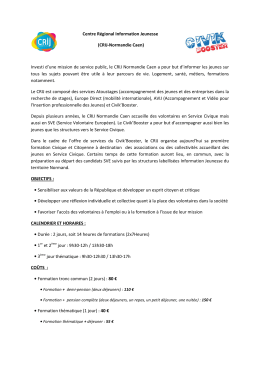 FFC Tronc commun CRIJ