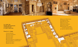 Plan des Grands Appartements