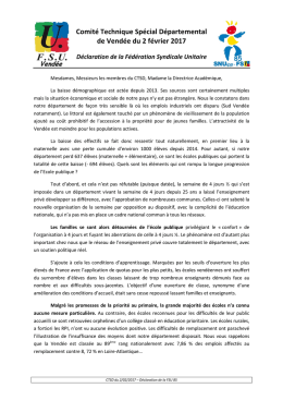 Comit&eacute; Technique Sp&eacute;cial D&eacute;partemental de - SNUipp