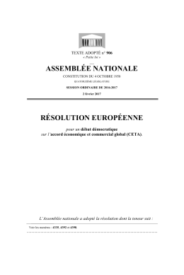 ASSEMBL&Eacute;E NATIONALE R&Eacute;SOLUTION EUROP&Eacute;ENNE