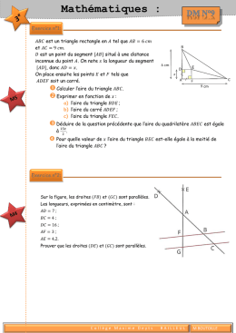 DM n°9 - Promath