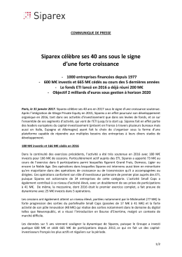 Télécharger le communiqué de presse