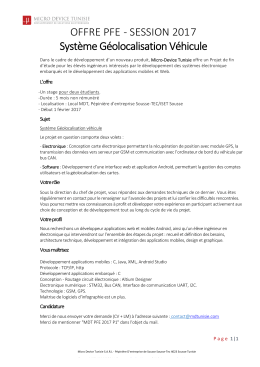 Système Géolocalisation Véhicule