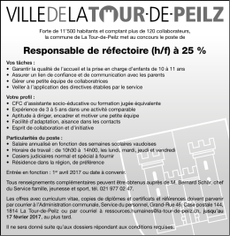 Responsable de réfectoire (h/f) à 25