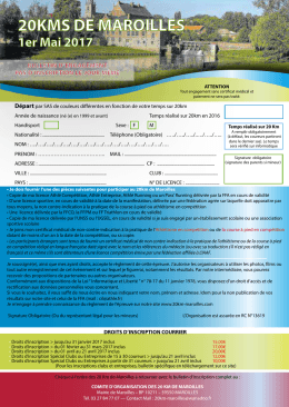 bulletin d`inscription