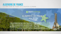 l`Alg&eacute;rie de demain