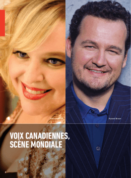 voix canadiennes, sc&egrave;ne mondiale