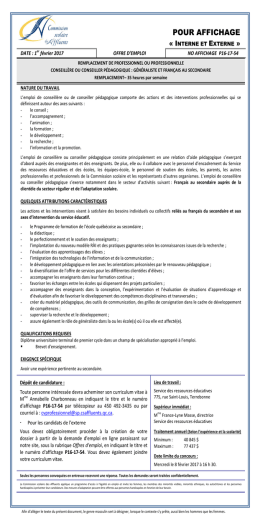 pour affichage - AMEQ en ligne