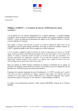 Communiqué de presse
