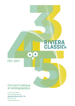 Concert ludique et pédagogique