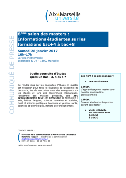 communiqué de presse - Aix