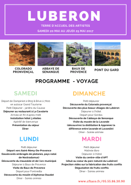 luberon - CFTA Centre Ouest