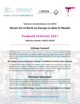 Vendredi 10 février 2017 - Université Nice Sophia Antipolis